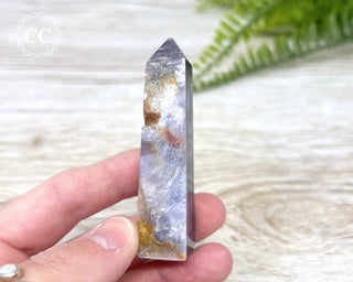 Gem Unicorn Stone (Lepidolite & Pink Tourmaline) Tower #3