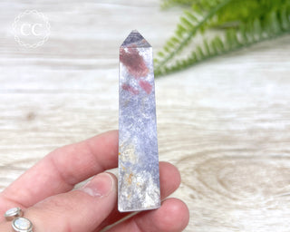 Gem Unicorn Stone (Lepidolite & Pink Tourmaline) Tower #3