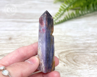 Gem Unicorn Stone (Lepidolite & Pink Tourmaline) Tower #3