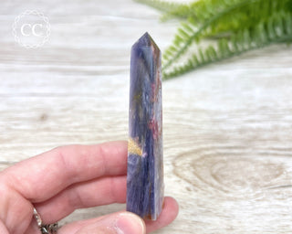Gem Unicorn Stone (Lepidolite & Pink Tourmaline) Tower #4
