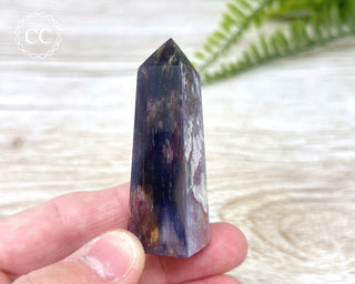 Gem Unicorn Stone (Lepidolite & Pink Tourmaline) Tower #1
