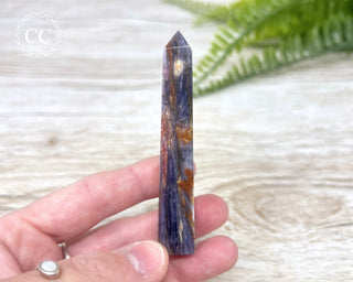 Gem Unicorn Stone (Lepidolite & Pink Tourmaline) Tower #4