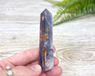 Gem Unicorn Stone (Lepidolite & Pink Tourmaline) Tower #4