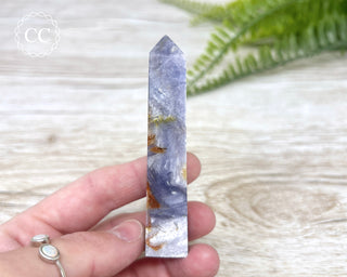 Gem Unicorn Stone (Lepidolite & Pink Tourmaline) Tower #4