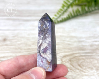 Gem Unicorn Stone (Lepidolite & Pink Tourmaline) Tower #1