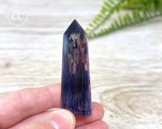 Gem Unicorn Stone (Lepidolite & Pink Tourmaline) Tower #1