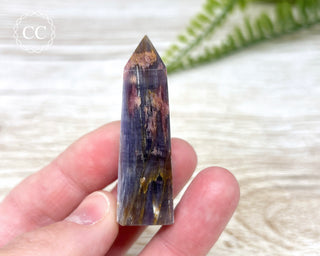 Gem Unicorn Stone (Lepidolite & Pink Tourmaline) Tower #6