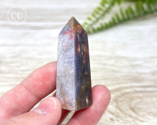 Gem Unicorn Stone (Lepidolite & Pink Tourmaline) Tower #6