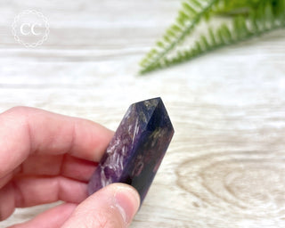 Gem Unicorn Stone (Lepidolite & Pink Tourmaline) Tower #1