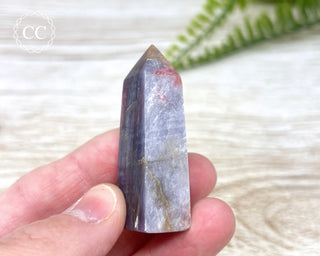 Gem Unicorn Stone (Lepidolite & Pink Tourmaline) Tower #6