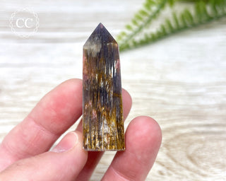 Gem Unicorn Stone (Lepidolite & Pink Tourmaline) Tower #7