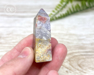 Gem Unicorn Stone (Lepidolite & Pink Tourmaline) Tower #7