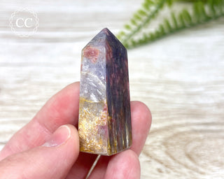 Gem Unicorn Stone (Lepidolite & Pink Tourmaline) Tower #7