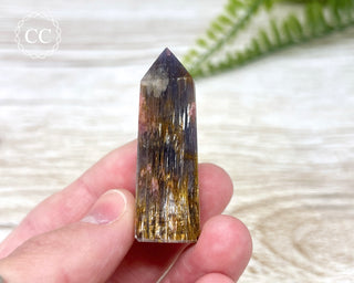 Gem Unicorn Stone (Lepidolite & Pink Tourmaline) Tower #7