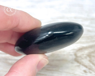 Gold Sheen Obsidian Chunky Palm Stone #3