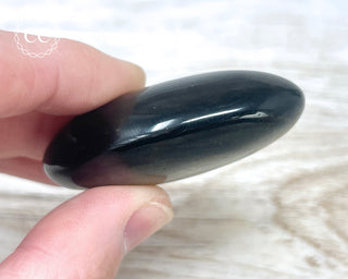 Gold Sheen Obsidian Chunky Palm Stone #4