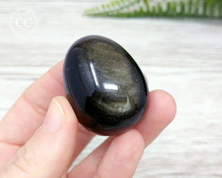 Gold Sheen Obsidian Egg