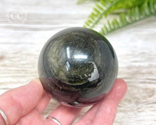 Gold Sheen Obsidian Sphere #1