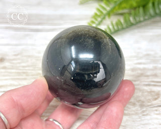 Gold Sheen Obsidian Sphere #1