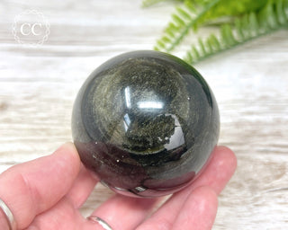 Gold Sheen Obsidian Sphere #1