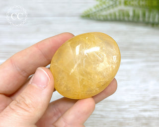 Golden Healer Chunky Palm Stone #6