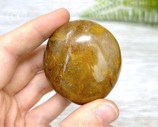 Golden Healer Chunky Palm Stone #7