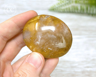 Golden Healer Chunky Palm Stone #8