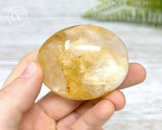 Golden Healer Chunky Palm Stone #9