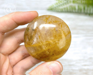 Golden Healer Chunky Palm Stone #10