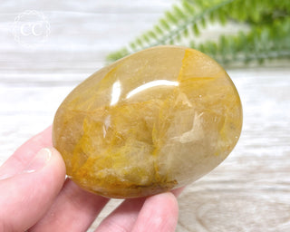 Golden Healer Chunky Palm Stone #3