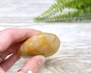 Golden Healer Chunky Palm Stone #5