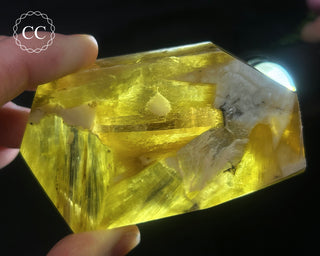 Golden Mica Freeform #3