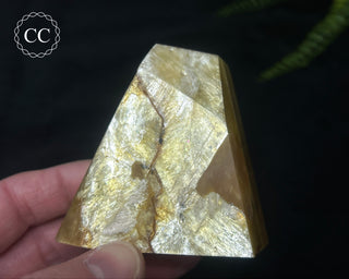 Golden Mica Freeform #4