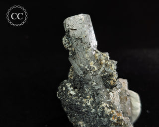 Goshenite and Black Tourmaline Cluster #2
