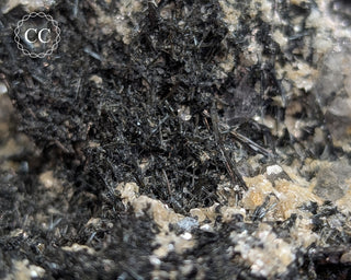 Goshenite and Black Tourmaline Cluster #2
