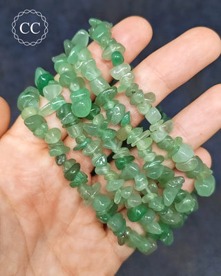 Green Aventurine Gemchip Bracelet