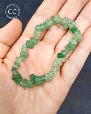 Green Aventurine Gemchip Bracelet