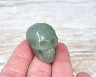 Green Aventurine Skull