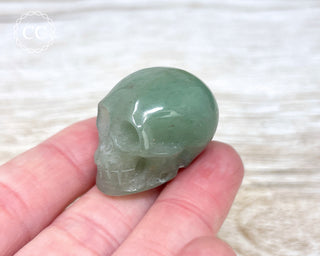 Green Aventurine Skull