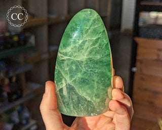 Green Fluorite Freeform #17