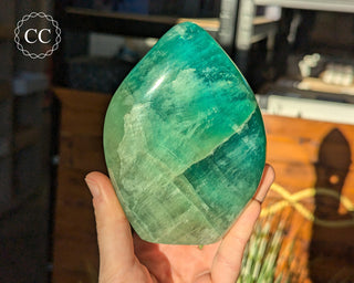 Green Fluorite Freeform #14