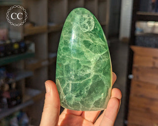 Green Fluorite Freeform #17