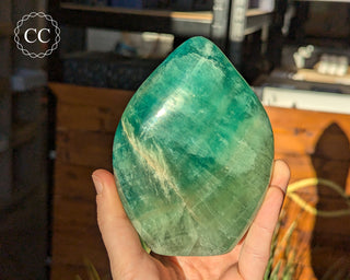 Green Fluorite Freeform #14