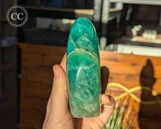 Green Fluorite Freeform #14