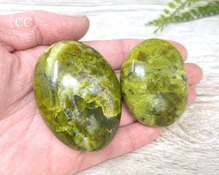 Green Opal Chunky Palm Stone