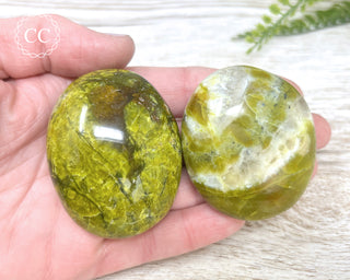 Green Opal Chunky Palm Stone
