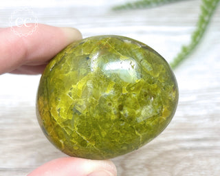 Green Opal Chunky Palm Stone #1