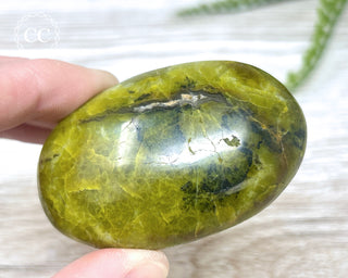 Green Opal Chunky Palm Stone #2