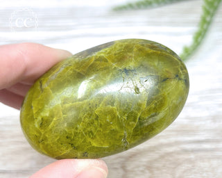 Green Opal Chunky Palm Stone #2