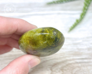 Green Opal Chunky Palm Stone #2